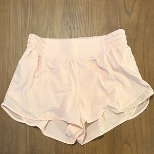 Lululemon Athletica Light Pink Hottie Hot Shorts